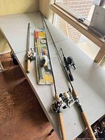 Overview of all rods on table
