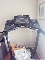 Full view of Schwinn treadmill frame and deck