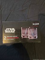 Front of sealed JoyJolt Star Wars Obi-Wan Kenobi 2-glass set box