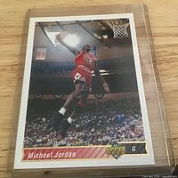 Front of Upper Deck #23 card in sleeve