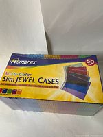 Front of sealed Memorex 50-pack box