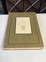 Front cover showing cloth binding and title panel