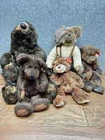 Group shot of all five bears