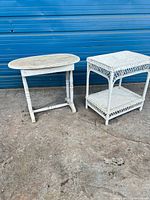 Both tables side by side for scale and comparison