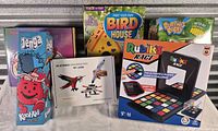 Group shot of all five boxed items