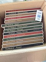 Stack of 14 Time-Life Library of Art volumes in box