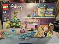Front of LEGO Disney Princess set 43203 box showing contents and piece count
