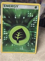 Front of Grass Energy holo card