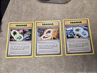 Fronts of all three Spirit Link cards laid out: Venusaur, Charizard, Blastoise