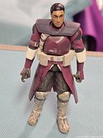 Front view of action figure standing upright