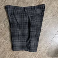 Side/front angle illustrating length and fabric