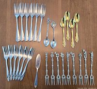 All 28 pieces arranged by type