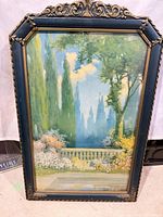 Full view of framed print showing artwork and frame