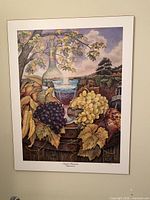 Full view of Niagara Peninsula Impression poster showing still life imagery