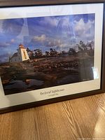Brebeuf Lighthouse Georgian Bay framed print showing full image
