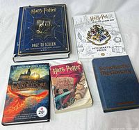 Group shot of all five books laid out