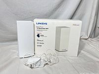 Router node, power adapter and retail box front