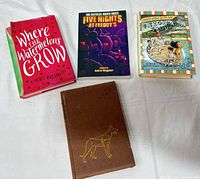 Group shot showing all four books
