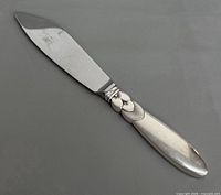 Full view of knife front side