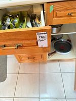 Drawer with flatware and utensils