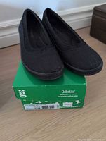 Shoes on original Grasshoppers box showing brand and size label