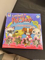 Front of sealed Littlest Pet Shop board game showing title and graphics
