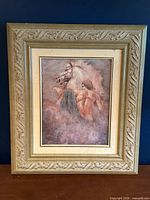 Front view showing full artwork with frame
