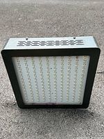 Front view of LED grow light powered off