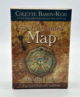 Front of boxed oracle card set showing title, author, subtitle