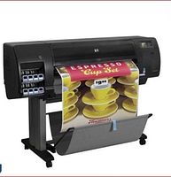 Front view of HP Designjet Z6200 printing sample poster