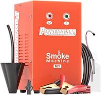 Stock image of Powerscale M1 smoke machine with hose, funnel, nozzles, clamps