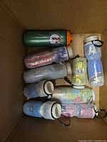 Box containing all nine Polar Bottle water bottles