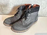 Full side and front view of both boots