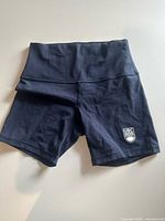 Front view of Lululemon UBC athletic shorts