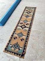 Full view of runner rug on floor