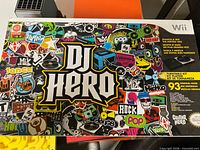 Front of DJ Hero Wii retail box