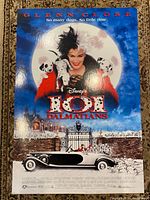 Disney 101 Dalmatians live-action poster on surface