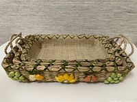 All three nesting fruit-themed wicker baskets