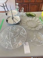 Group shot showing all six items on table