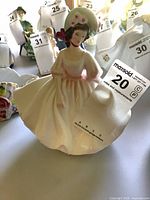 Front view of Royal Doulton Sunday Best figurine showing overall form and dress
