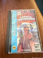 Front of Sega CD longbox with Lethal Enforcers artwork