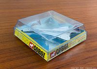 Concorde model inside original clear plastic Corgi box
