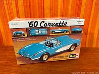 Front of sealed Revell '60 Corvette model kit box