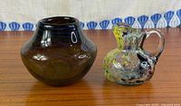Vase and pitcher front view