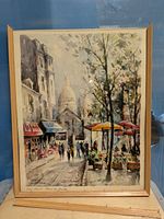 Full view of framed print showing image and frame