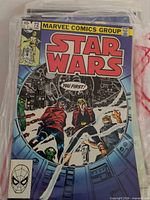 Full front cover of Star Wars #72 comic bagged in clear sleeve