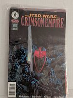 Front cover of Star Wars: Crimson Empire #5 comic in plastic sleeve