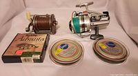 Overview showing both reels and all three line spools