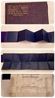 Collage overview: closed, unfolded stages, interior plan