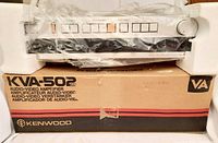 Amplifier in original box with foam inserts and plastic wrap
